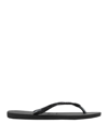 Havaianas Toe Strap Sandals In Black