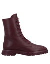 Stuart Weitzman Ankle Boots In Maroon