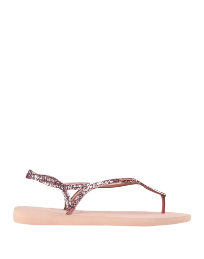Havaianas Toe Strap Sandals In Pink
