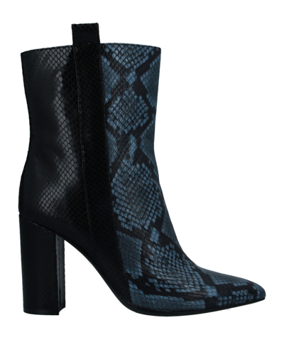Bruno Premi Ankle Boots In Slate Blue