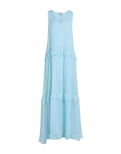 Be Blumarine Long Dresses In Blue