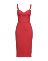 Ermanno Scervino Midi Dresses In Red