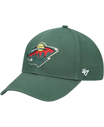 47 Brand Men's Green Minnesota Wild Team Franchise Fitted Hat
