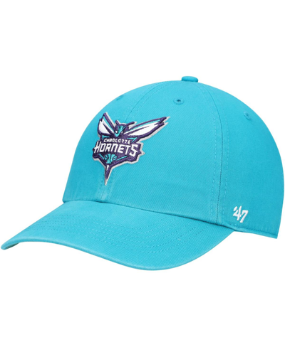 47 Brand Men's Teal Charlotte Hornets Legend Mvp Adjustable Hat