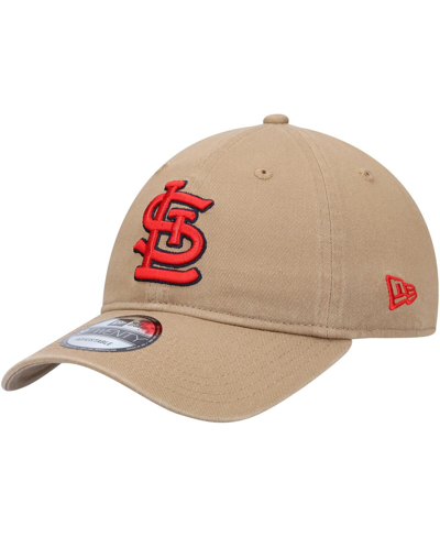 New Era Men's  Khaki St. Louis Cardinals Fashion Core Classic 9twenty Adjustable Hat
