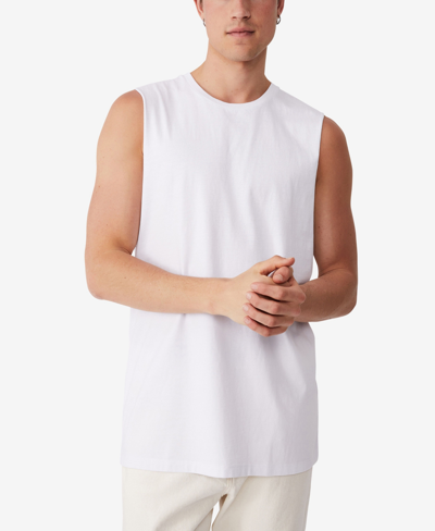Cotton On Men's Muscle Tank Top In White