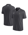 NIKE MEN'S NIKE ANTHRACITE CHICAGO WHITE SOX AUTHENTIC COLLECTION STRIPED PERFORMANCE PIQUE POLO SHIRT