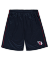 PROFILE MEN'S NAVY CLEVELAND GUARDIANS BIG AND TALL MESH SHORTS
