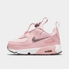 Nike Air Max 90 Toggle Baby/toddler Shoes In Pink Glaze/pink Glaze/violet Ore/white