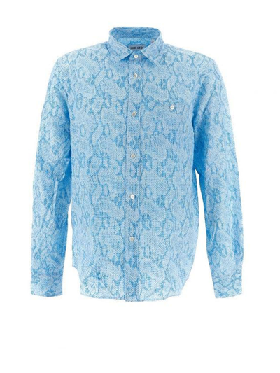 Kenzo Shirt In Cyan