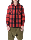 Junya Watanabe Check-pattern Shirt In Red Black