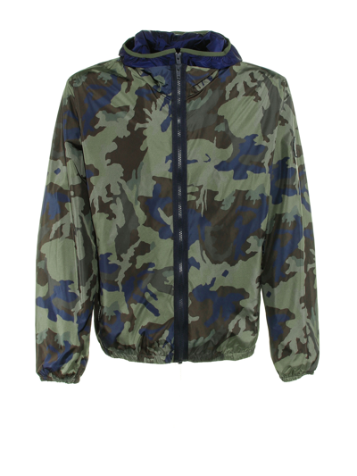 Fay Jacket With Camouflage Motif In Camu