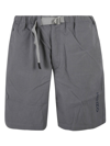 Kenzo Belted-waist Bermuda Shorts In Midnight Blue