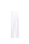 Giorgio Armani Silk Relaxed-leg Trousers In White