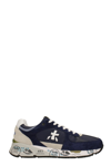PREMIATA MASE SNEAKERS IN BLUE SUEDE AND FABRIC