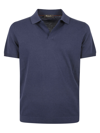 Loro Piana New Bay Cotton Polo Shirt In Late Night