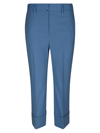 DSQUARED2 CUFFED BELL BOTTOM TROUSERS