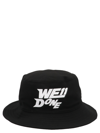 We11 Done We11done Logo Print Bucket Hat In Black