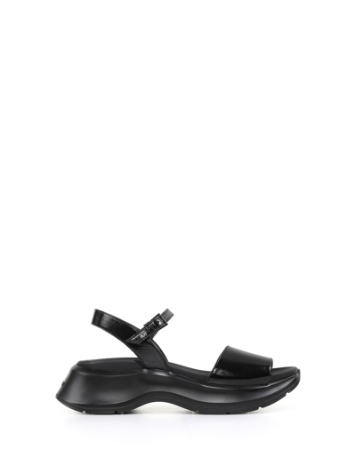 Hogan Sandals H585 Platform In Nero