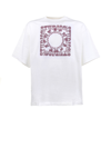 ACNE STUDIOS T-SHIRT IN COTTON WITH CONTRAST DETAIL