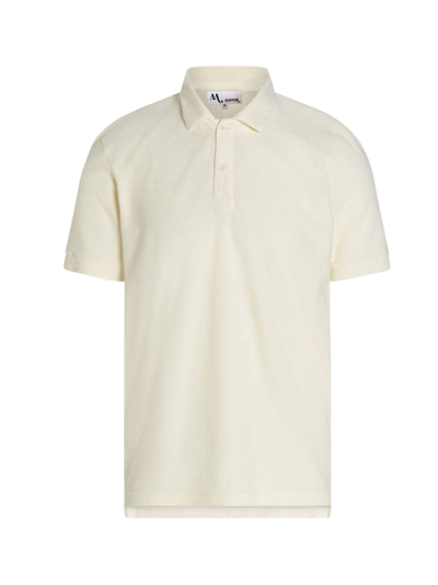 Doppiaa Terry Polo Shirt In Yellow