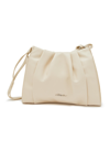 3.1 Phillip Lim / フィリップ リム 'blossom' Ruched Leather Shoulder Bag In White