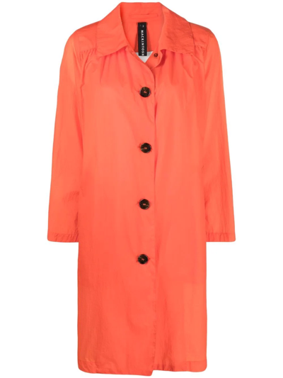 Mackintosh Hana Lightweight Coat In Orange