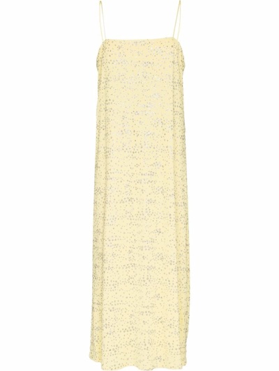 tibi gold dress Tibi Dress – Silk Taffeta – Dress – by SUE SARTOR XL main image 1