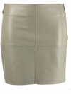 AERON FITTED LEATHER SKIRT