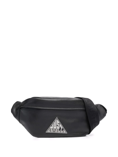 Just Cavalli Logo-print Belt Bag In Schwarz