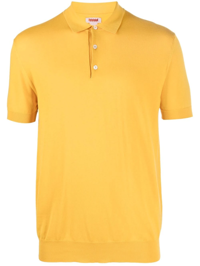 Baracuta Polo In Yellow Cotton
