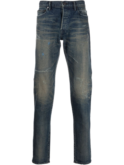 John Elliott The Cast 2 Straight-leg Jeans In Blau