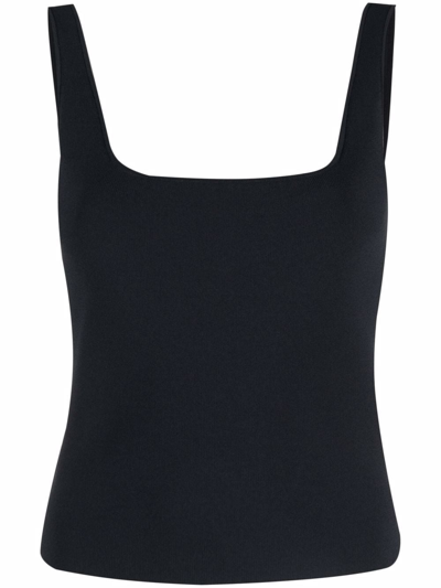 Vince Square Neck Tank Top In Nocolor