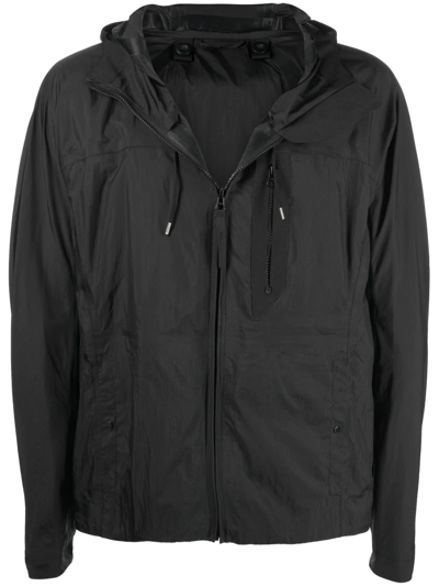 Ten C Wind Combo Bonded Shirt Jacket In Black
