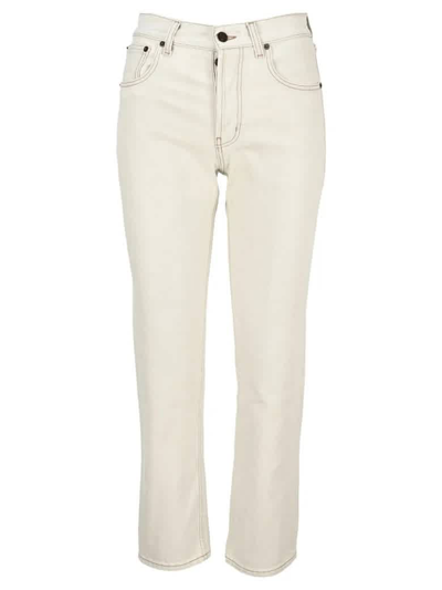 Saint Laurent Ladies Off White Authentic Denim Jeans