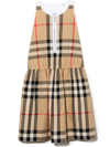 BURBERRY TEEN VINTAGE CHECK FLARED DRESS