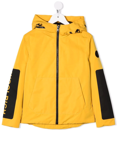 Woolrich Kids' Tech Mountain Jacket In Yellow