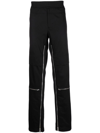 Alyx Zip-detail Straight-leg Trousers In Black
