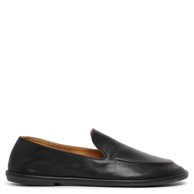 The Row Canal Black Leather Loafers