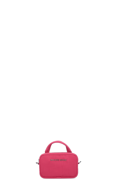 Marine Serre 'madame Moire' Mini Bag In Pink