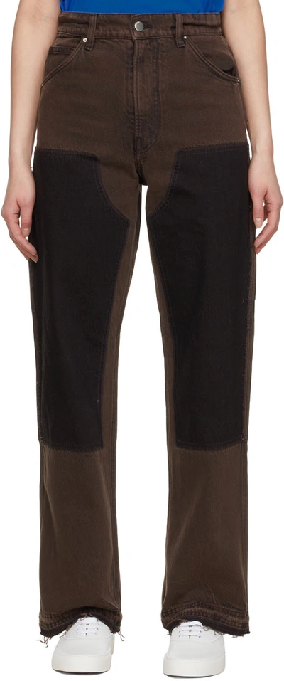 Amiri Trousers In Brown