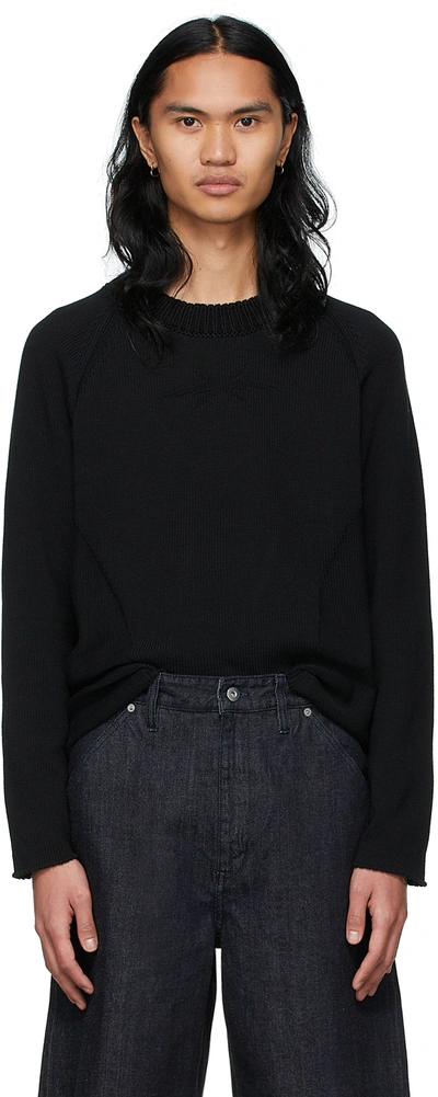 Phipps Black Organic Cotton Sweater In Schwarz