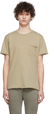 Rag & Bone Miles Organic Cotton Pocket T-shirt In Sand