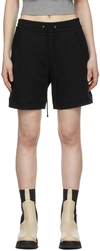 3.1 Phillip Lim French Terry Pull-on Shorts In Black