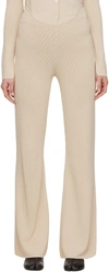 Commission Beige Heather Lounge Pants In Oat
