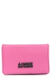 Aimee Kestenberg Sammy Bifold Card Wallet In Orchid