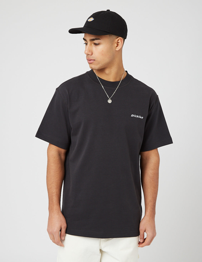 Dickies Loretto Brand-embroidered Cotton-jersey T-shirt In Black