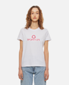 Moncler Brand-print Regular-fit Cotton-jersey T-shirt In White