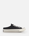 Converse Chuck 70 Ox Mule Canvas Sneakers In Black In Black