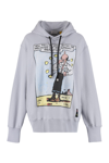 Moncler Genius Moncler X Olivia Oyl Printed Drawstring Hoodie In Blue